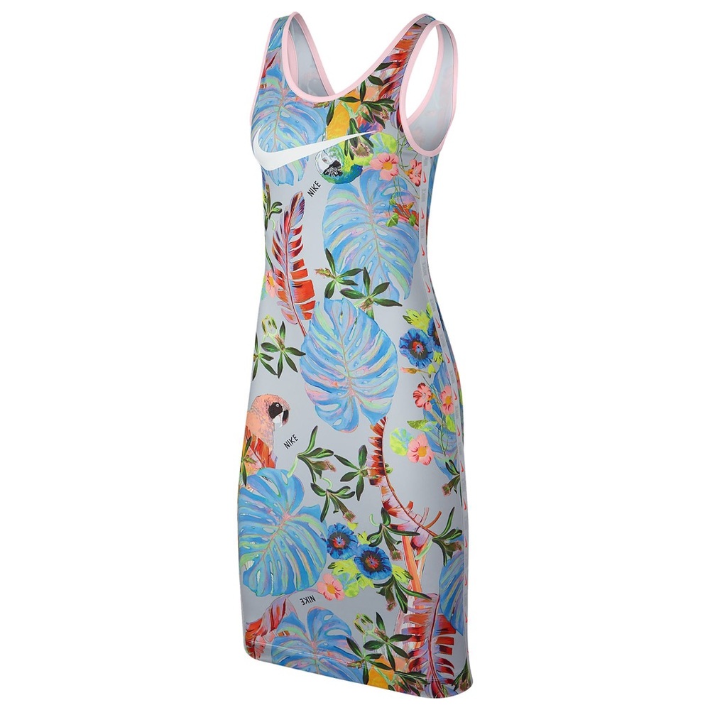 ISO Nike hyper femme floral midi dress pink medium